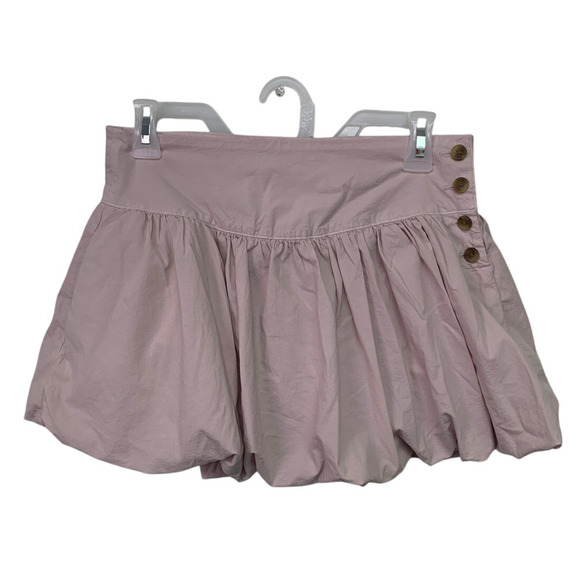 New American Eagle Womens Size 0 Cotton Blend Side Button Mini Bubble Skort - Picture 2 of 7